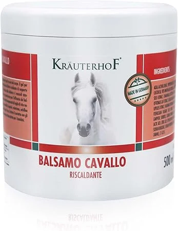 Art. 10449 - Krauterhof, Balsamo di cavallo in gel, effetto riscaldante, 500 ml